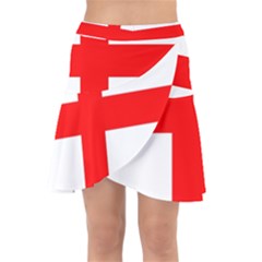 Bologna Flag Wrap Front Skirt by tony4urban