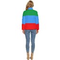 Dagestan Flag Women s Puffer Bubble Jacket Coat View4