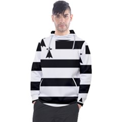 Brittany Flag Men s Pullover Hoodie by tony4urban