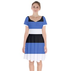 Estonia Short Sleeve Bardot Dress by tony4urban