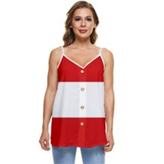 Austria Casual Spaghetti Strap Chiffon Top by tony4urban