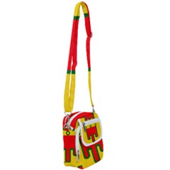 Auvergne Flag Shoulder Strap Belt Bag by tony4urban