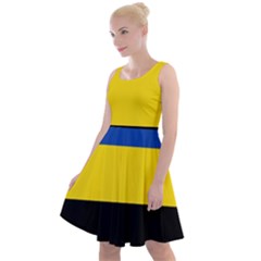 Gelderland Flag Knee Length Skater Dress by tony4urban