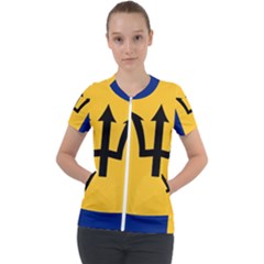 Barbados Short Sleeve Zip Up Jacket by tony4urban