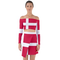 Denmark Off Shoulder Top With Skirt Set by tony4urban