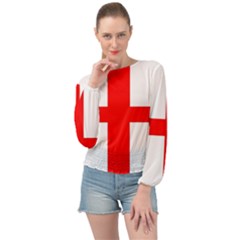 England Banded Bottom Chiffon Top by tony4urban