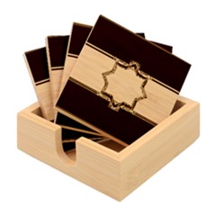 Andalusia Flag Bamboo Coaster Set by tony4urban