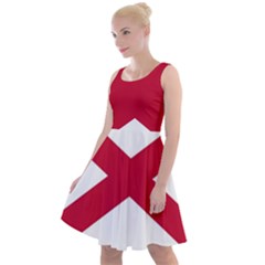 Anglo Irish Flag Knee Length Skater Dress by tony4urban