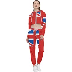 Bermuda Cropped Zip Up Lounge Set by tony4urban