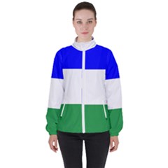 Ladinia Flag Women s High Neck Windbreaker by tony4urban