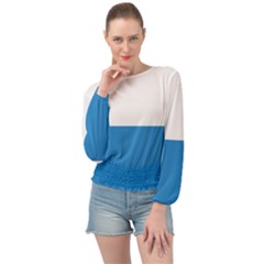 Lucerne Banded Bottom Chiffon Top by tony4urban