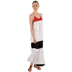 Kujawsko-pomorskie Flag Cami Maxi Ruffle Chiffon Dress by tony4urban