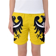 Dolnoslaskie Flag Women s Basketball Shorts by tony4urban