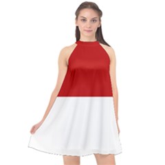 Monaco Halter Neckline Chiffon Dress  by tony4urban