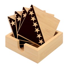 Bosnia And Herzegovina Bamboo Coaster Set by tony4urban