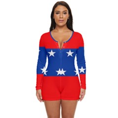 Netherlands Antilles Long Sleeve Boyleg Swimsuit by tony4urban