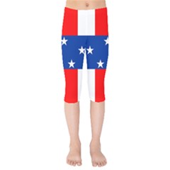 Netherlands Antilles Kids  Capri Leggings  by tony4urban