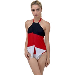 Berlin Old Flag Go With The Flow One Piece Swimsuit by tony4urban