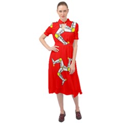 Isle Of Man Keyhole Neckline Chiffon Dress by tony4urban