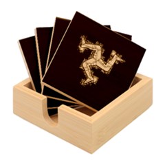 Isle Of Man Bamboo Coaster Set by tony4urban