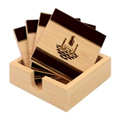 French Polynesia Bamboo Coaster Set by tony4urban