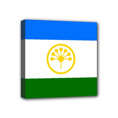 Bashkortostan Flag Mini Canvas 4  X 4  (stretched) by tony4urban