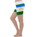 Bashkortostan Flag Lightweight Velour Yoga Shorts View2