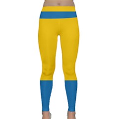 Opolskie Flag Lightweight Velour Classic Yoga Leggings by tony4urban