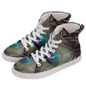 Peacock Men s Hi-Top Skate Sneakers View2