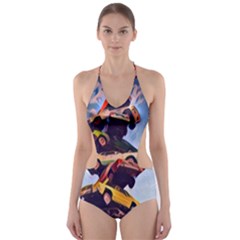 Berwyn Car Kebob Cut-out One Piece Swimsuit by StarvingArtisan