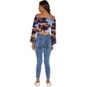 Berwyn Car Kebob Long Sleeve Crinkled Weave Crop Top View4