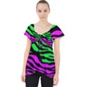 Colorful Zebra Lace Front Dolly Top View1