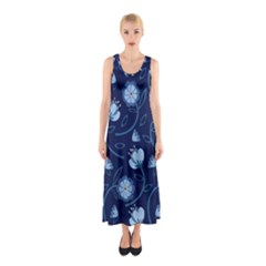 Flower Sleeveless Maxi Dress by zappwaits