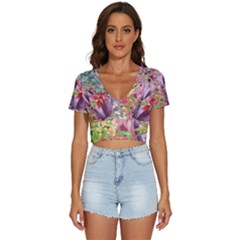 Outback Beauty  V-neck Crop Top