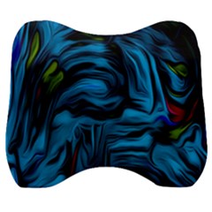 Texture Background Velour Head Support Cushion by artworkshop