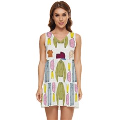 Clothes Amazing Fifa Photography Tiered Sleeveless Mini Dress by Ravend