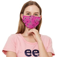 Background Pattern Texture Design Fitted Cloth Face Mask (adult) by Ravend