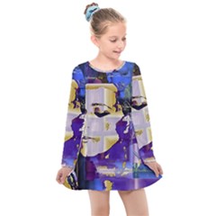 Stress Box Kids  Long Sleeve Dress by MRNStudios