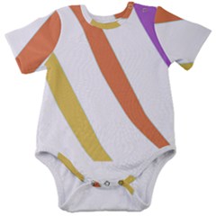 Abstract Pattern T- Shirt Abstract Pattern 6 Baby Short Sleeve Bodysuit by maxcute