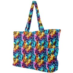 Rainbow Leopard 2 Simple Shoulder Bag by DinkovaArt