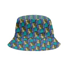 Evita Pop Art Style Graphic Motif Pattern Bucket Hat by dflcprintsclothing