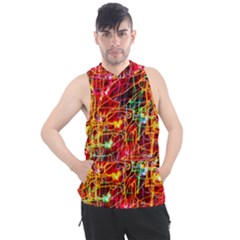 Design Art Pattern Men s Sleeveless Hoodie by artworkshop