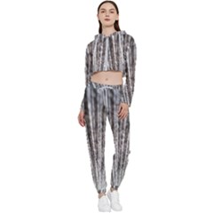 Light Cloud Cropped Zip Up Lounge Set by artworkshop