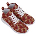 Cookies With Strawberry Jam Motif Pattern Women s Lightweight High Top Sneakers View3