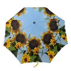 Sunflower Flower Yellow Folding Umbrellas by artworkshop