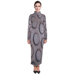 Texture Pattern Wallpaper Turtleneck Maxi Dress by artworkshop