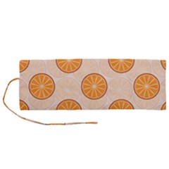 Orange Slices! Roll Up Canvas Pencil Holder (m) by fructosebat