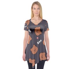 Bears! Short Sleeve Tunic  by fructosebat