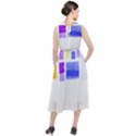 Abstract T- Shirt Blockage T- Shirt Round Neck Boho Dress View2