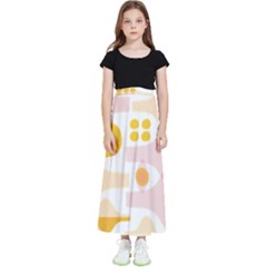 Abstract T- Shirt Science Lab T- Shirt Kids  Flared Maxi Skirt by maxcute